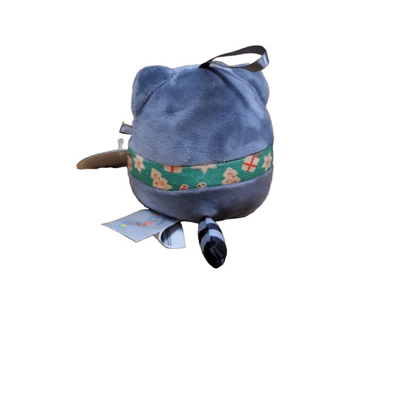 Squishmallows Rocky Raccoon Christmas Ornament 2021 Holiday Squad NWT 3.5” - Picture 3 of 14